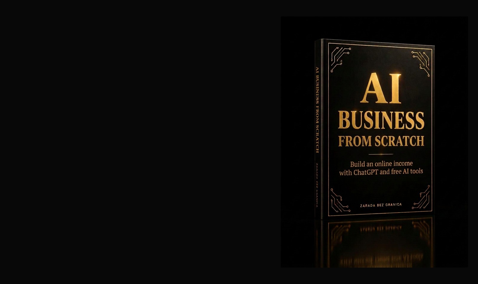 E-book cover AI BUSINESS FROM SCRATCH